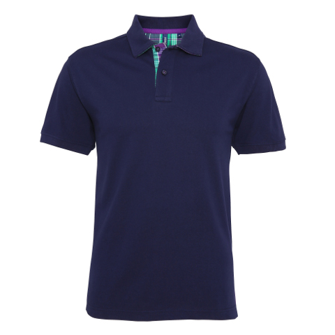 T-Shirts, Polos & Tops Asquith & Fox Men's Check Trim Polo