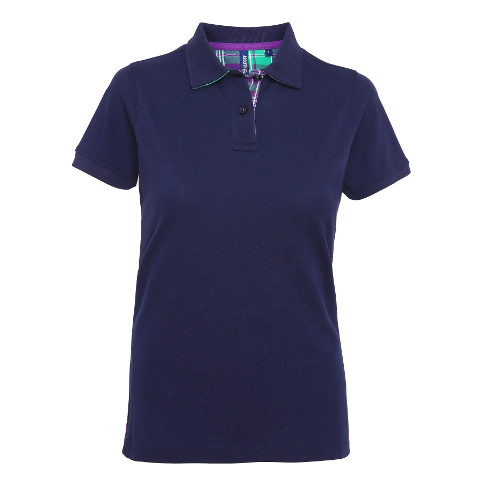 T-Shirts, Polos & Tops Asquith & Fox Women's Check Trim Polo